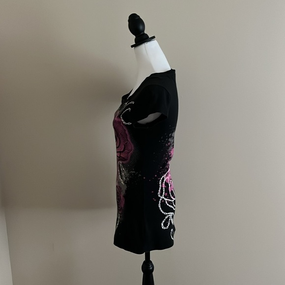 ⭐️Belle du Jour, Black/Hot Pink, T-Shirt, Size L⭐️ - Picture 9 of 10